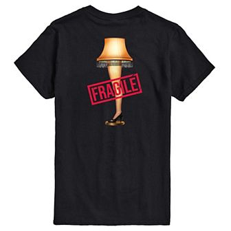 Men's A Christmas Story Fragile Leg Lamp Graphic Tee