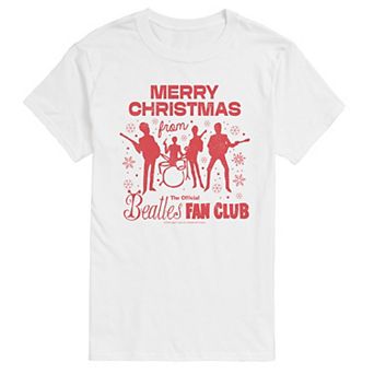 Men's The Beatles Merry Christmas Graphic Tee