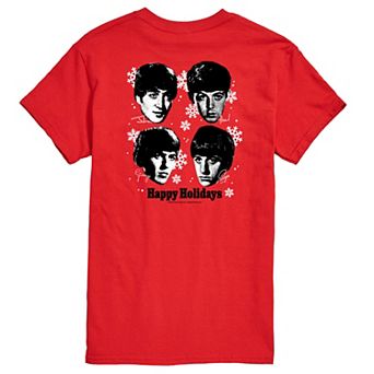Men's The Beatles Happy Holidays Graphic Tee