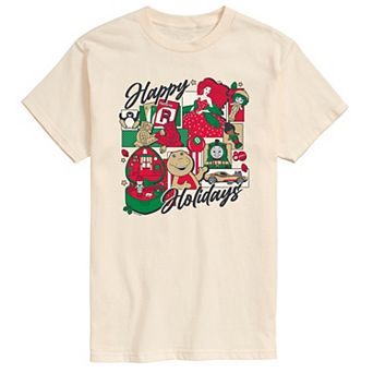 Men's Mattel Happy Holidays Grid Graphic Tee