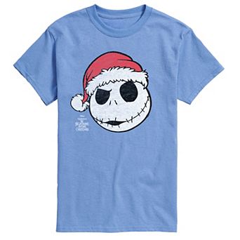 Men's Disney's The Nightmare Before Christmas Jack Skellington Santa Graphic Tee