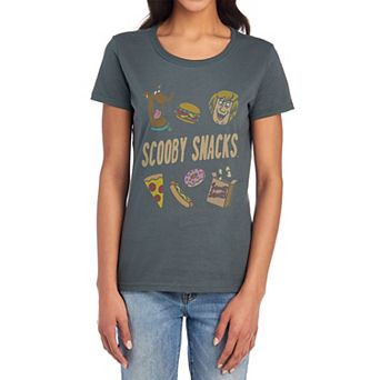 Juniors' Scooby-Doo "Scooby Snacks" Graphic Tee