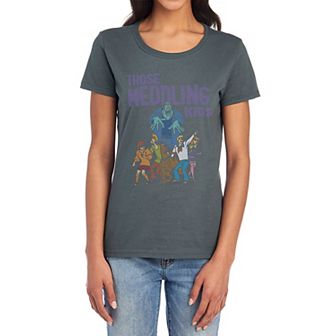 Juniors' Scooby Doo Those Meddling Kids Graphic Tee