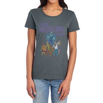 Juniors' Scooby Doo Those Meddling Kids Graphic Tee