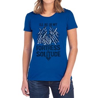 Juniors' Fortress Of Solitude Graphic Tee