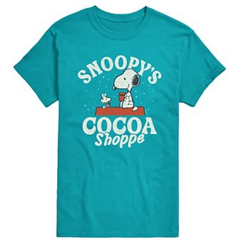 Men's Peanuts Snoopy's Cocoa Shoppe Graphic Tee