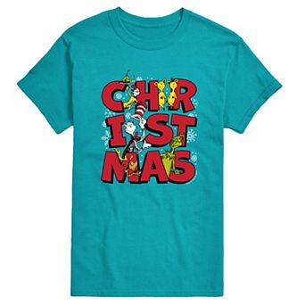 Men's Dr. Seuss Characters Christmas Graphic Tee
