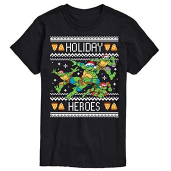 Men's Teenage Mutant Ninja Turtles Holiday Heroes Graphic Tee