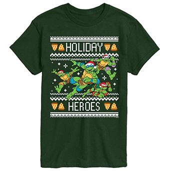 Men's Teenage Mutant Ninja Turtles Holiday Heroes Graphic Tee
