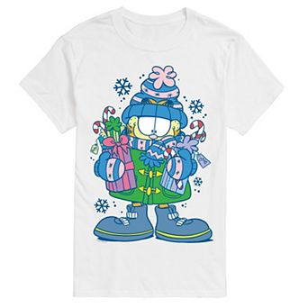 Men's Garfield Holiday Shopping Graphic Tee
