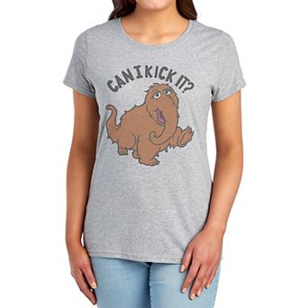 Juniors' Sesame Street Snuffleupagus Graphic Tee