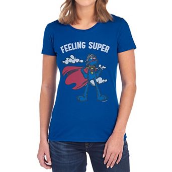 Juniors' Super Grover Graphic Tee