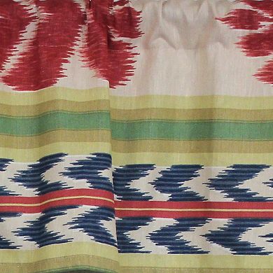 Tailored 100% Cotton with Fully Lined 3" Rod Pocket Valance for Windows
