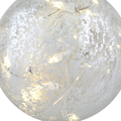 PENN 3-ct. Mercury Glass Finish Ball Christmas Ornament String Light Set
