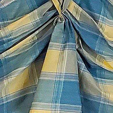Duncaster 2-Scoop Celebration 100% Cotton with Fully Lined 3" Rod Pocket Valance for Windows