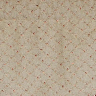 Rosie Corded Cornice 100% Cotton with Fully Lined 3" Rod Pocket Valance for Windows