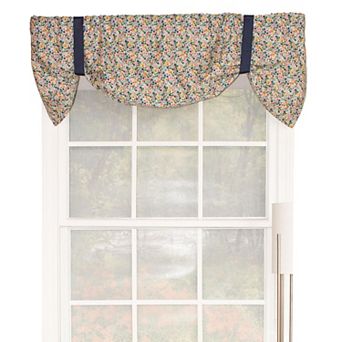 Petite Suspender 100% Cotton with Fully Lined 3" Rod Pocket Valance for Windows