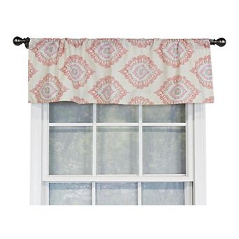 Exquisite Tailored 100% Cotton with Fully Lined 3" Rod Pocket Valance for Windows