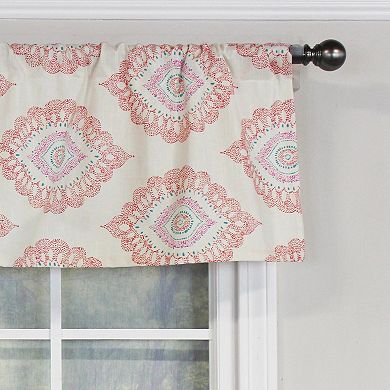 Exquisite Tailored 100% Cotton with Fully Lined 3" Rod Pocket Valance for Windows