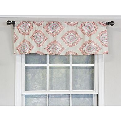 Exquisite Tailored 100% Cotton with Fully Lined 3" Rod Pocket Valance for Windows