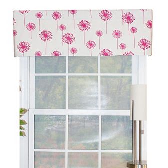 Lily PaoTailored 100% Cotton with Fully Lined 3" Rod Pocket Valance for Windows