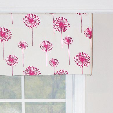 Lily PaoTailored 100% Cotton with Fully Lined 3" Rod Pocket Valance for Windows
