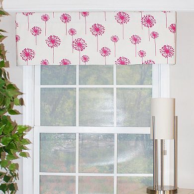 Lily PaoTailored 100% Cotton with Fully Lined 3" Rod Pocket Valance for Windows