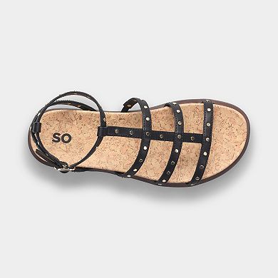 SO Gladiator Women's Lace-Up Sandals