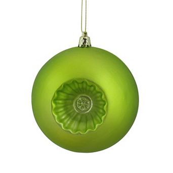 DAK 6 pk Retro Reflector Matte Christmas Ornaments