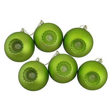 DAK 6-pk. Retro Reflector Matte Christmas Ornaments