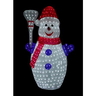 DAK 4 ft. Lighted Commercial Grade Snowman Outdoor Decoration