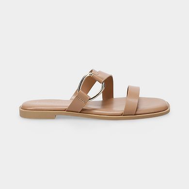 LC Lauren Conrad Shaii Strappy Women's Block Heel Slide Sandals