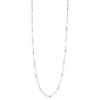 You're Invited Gold Tone Simulated Pearl Strand Necklace