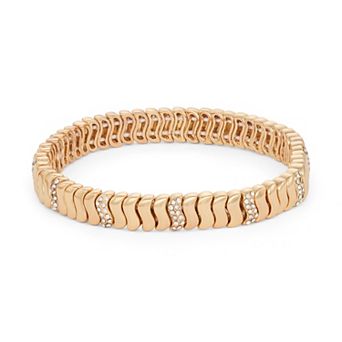 Nine West Gold Tone Stretch Bracelet