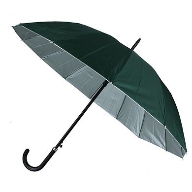 CTM Adult Sleek Solid Color Stick Umbrella