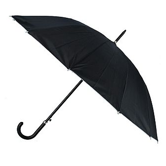 CTM Adult Sleek Solid Color Stick Umbrella