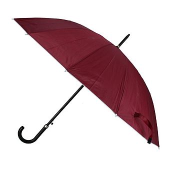 CTM Adult Sleek Solid Color Stick Umbrella