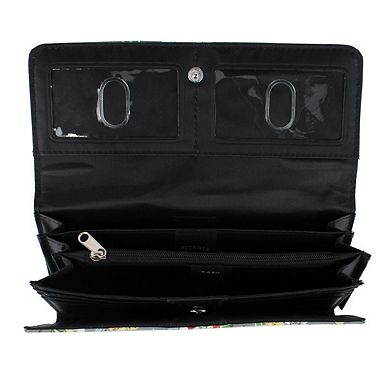 CTM Women's File Master Organizer Clutch