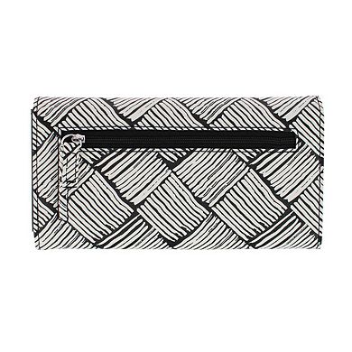 CTM Women's File Master Organizer Clutch