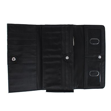 CTM Women's File Master Organizer Clutch