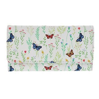 CTM Women's File Master Organizer Clutch