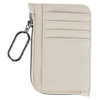 CTM Women's Zip Card Case
