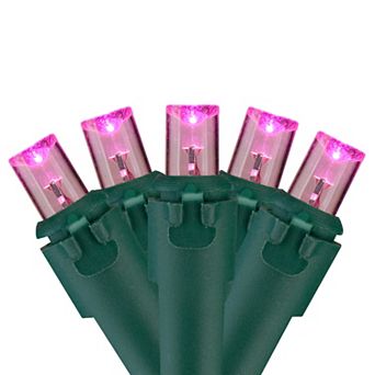 Sienna 19.5-ft. 60 ct Pink LED Wide Angle Mini Christmas String Lights