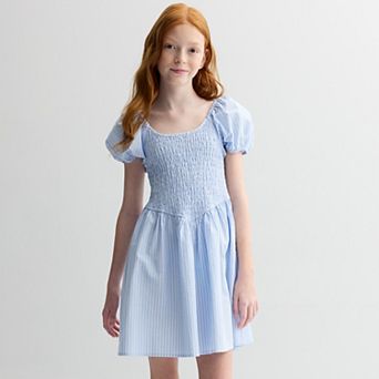 Girls 7-16 Sea + Skye Smock Front Dress