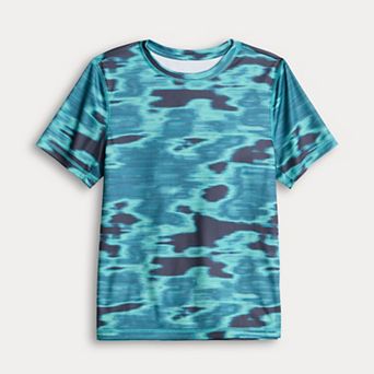 Boys 8-20 Tek Gear® Printed Dry Tek Tee with Gusset in Regular & Husky