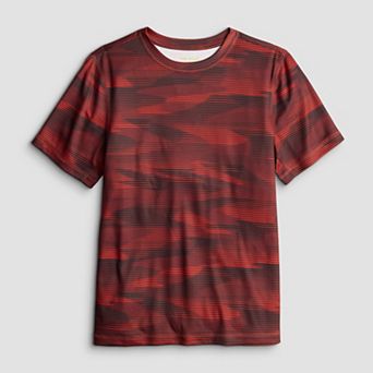 Boys 8-20 Tek Gear® Printed Dry Tek Tee with Gusset in Regular & Husky