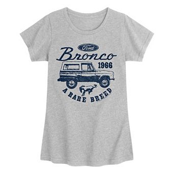 Girls Ford Vintage Bronco Rare Breed Short Sleeve Graphic Tee