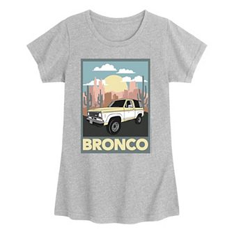 Girls Ford Bronco Desert Graphic Short Sleeve Graphic Tee