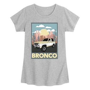 Girls Ford Bronco Desert Graphic Short Sleeve Graphic Tee