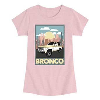 Girls Ford Bronco Desert Graphic Short Sleeve Graphic Tee
